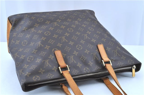 Authentic LOUIS VUITTON Monogram Cabas Mezzo Tote Bag M51151 LV H7914