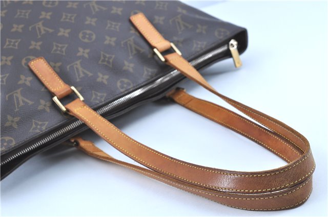 Authentic LOUIS VUITTON Monogram Cabas Mezzo Tote Bag M51151 LV H7914