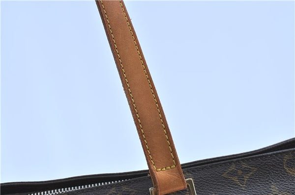 Authentic LOUIS VUITTON Monogram Cabas Mezzo Tote Bag M51151 LV H7914