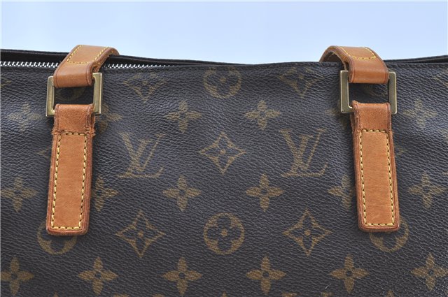 Authentic LOUIS VUITTON Monogram Cabas Mezzo Tote Bag M51151 LV H7914
