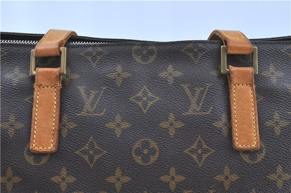 Authentic LOUIS VUITTON Monogram Cabas Mezzo Tote Bag M51151 LV H7914