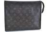 Auth LOUIS VUITTON Monogram Poche Toilette 26 Cosmetics Pouch M47542 LV H7915