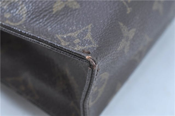 Auth LOUIS VUITTON Monogram Poche Toilette 26 Cosmetics Pouch M47542 LV H7915