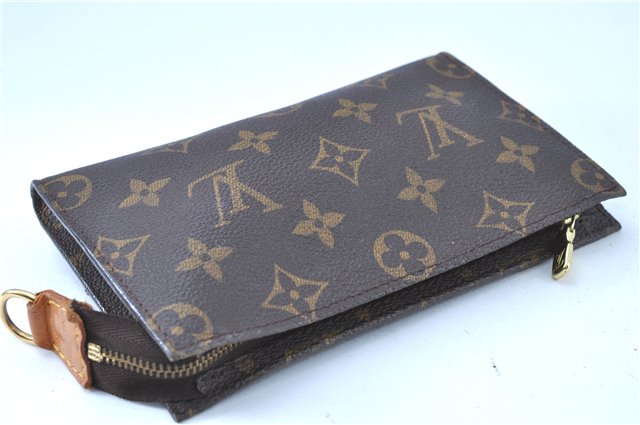 Authentic LOUIS VUITTON Monogram Pouch For Bucket PM LV H7928