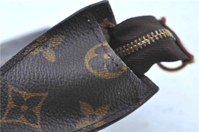 Authentic LOUIS VUITTON Monogram Pouch For Bucket PM LV H7928