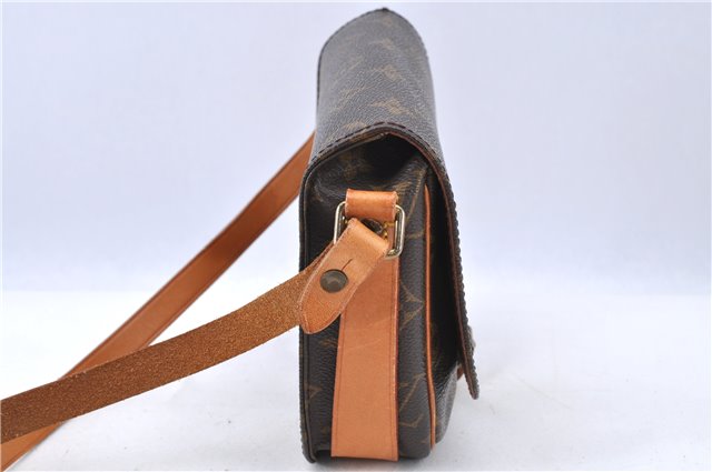 Auth LOUIS VUITTON Monogram Cartouchiere PM Shoulder Cross Bag M51254 LV H7929