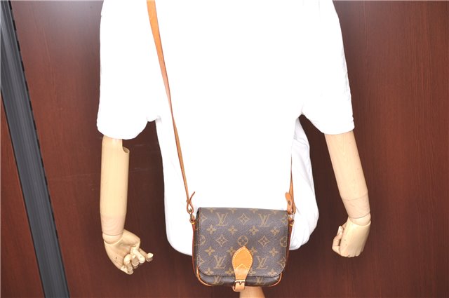 Auth LOUIS VUITTON Monogram Cartouchiere PM Shoulder Cross Bag M51254 LV H7929