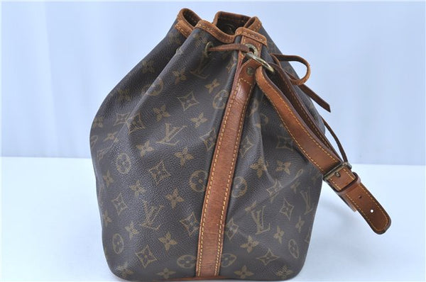 Authentic LOUIS VUITTON Monogram Petit Noe Shoulder Bag M42226 LV H7930