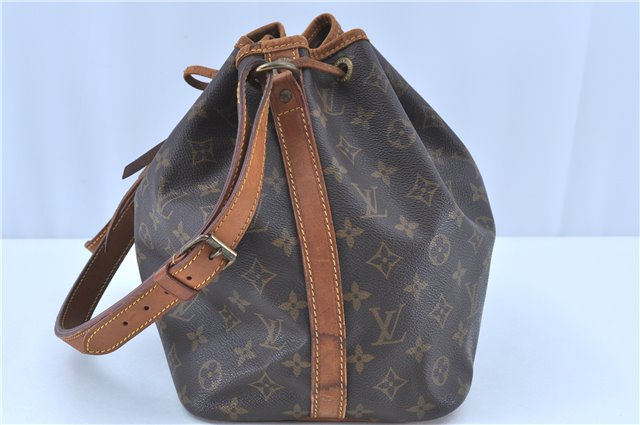 Authentic LOUIS VUITTON Monogram Petit Noe Shoulder Bag M42226 LV H7930