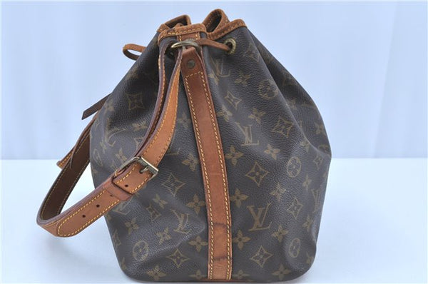 Authentic LOUIS VUITTON Monogram Petit Noe Shoulder Bag M42226 LV H7930