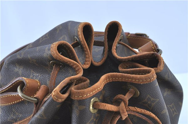 Authentic LOUIS VUITTON Monogram Petit Noe Shoulder Bag M42226 LV H7930