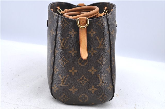 Authentic LOUIS VUITTON Monogram Montaigne GM 2Way Hand Bag M41055 LV H7931