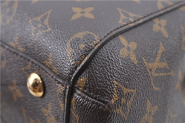 Authentic LOUIS VUITTON Monogram Montaigne GM 2Way Hand Bag M41055 LV H7931