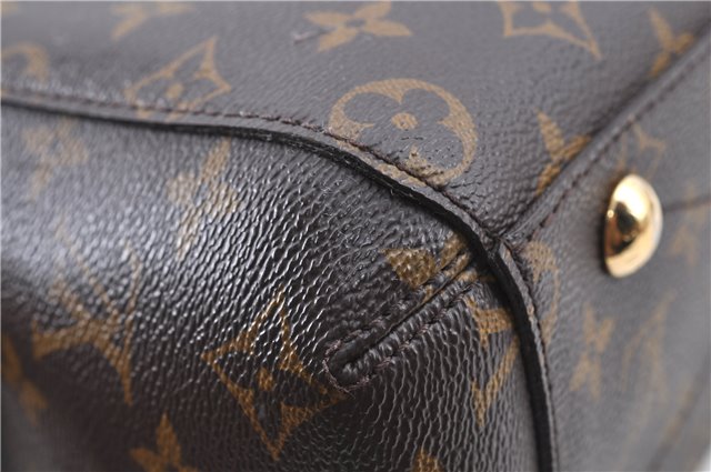Authentic LOUIS VUITTON Monogram Montaigne GM 2Way Hand Bag M41055 LV H7931