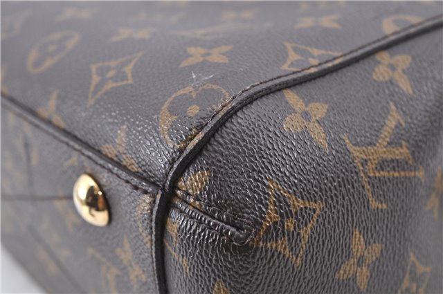 Authentic LOUIS VUITTON Monogram Montaigne GM 2Way Hand Bag M41055 LV H7931