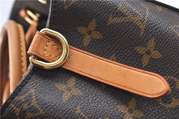 Authentic LOUIS VUITTON Monogram Montaigne GM 2Way Hand Bag M41055 LV H7931