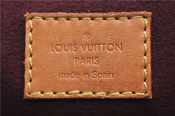 Authentic LOUIS VUITTON Monogram Montaigne GM 2Way Hand Bag M41055 LV H7931
