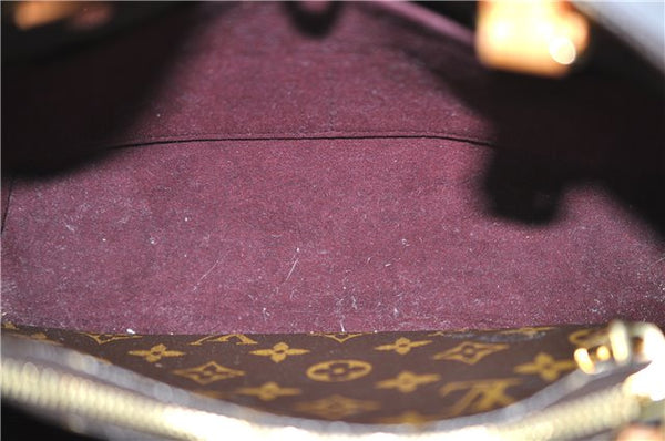 Authentic LOUIS VUITTON Monogram Montaigne GM 2Way Hand Bag M41055 LV H7931