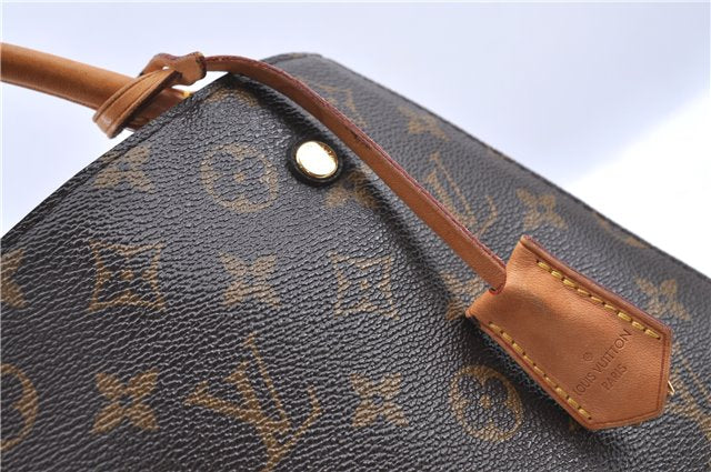 Authentic LOUIS VUITTON Monogram Montaigne GM 2Way Hand Bag M41055 LV H7931