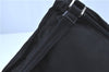 Authentic PRADA Nylon Leather Shoulder Cross Body Bag Purse Black H7933