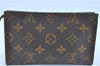 Authentic LOUIS VUITTON Monogram Pouch For Bucket PM LV H7936