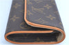 Authentic LOUIS VUITTON Monogram Pochette Twin PM Shoulder Bag M51854 Box H7938