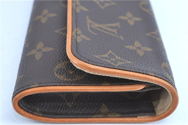 Authentic LOUIS VUITTON Monogram Pochette Twin PM Shoulder Bag M51854 Box H7938