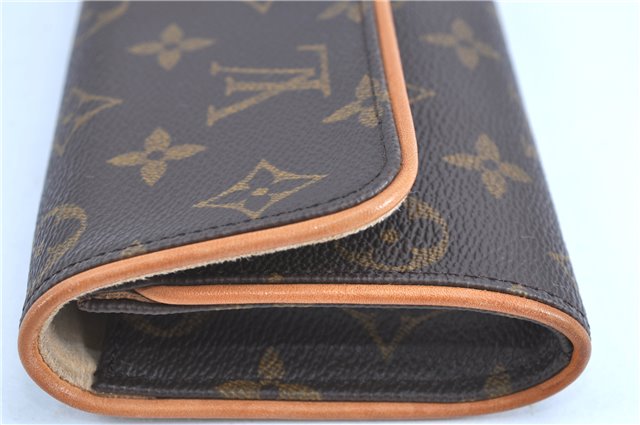 Authentic LOUIS VUITTON Monogram Pochette Twin PM Shoulder Bag M51854 Box H7938