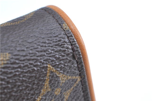 Authentic LOUIS VUITTON Monogram Pochette Twin PM Shoulder Bag M51854 Box H7938