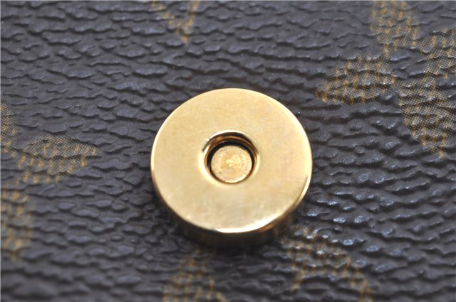 Authentic LOUIS VUITTON Monogram Pochette Twin PM Shoulder Bag M51854 Box H7938