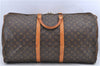 Authentic LOUIS VUITTON Monogram Keepall 60 Boston Bag M41422 LV H7943