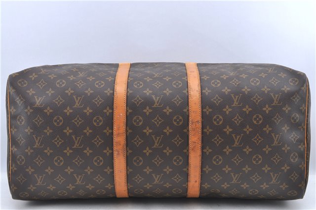 Authentic LOUIS VUITTON Monogram Keepall 60 Boston Bag M41422 LV H7943