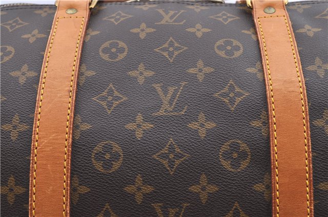 Authentic LOUIS VUITTON Monogram Keepall 60 Boston Bag M41422 LV H7943