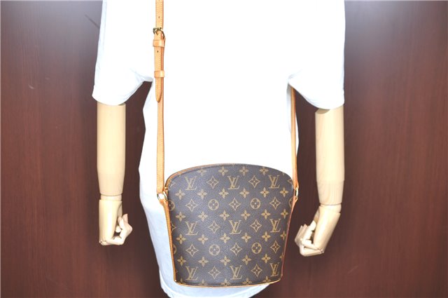 Authentic LOUIS VUITTON Monogram Drouot Shoulder Cross Body Bag M51290 LV H7944