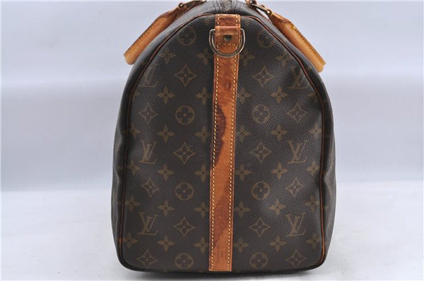 Auth LOUIS VUITTON Monogram Keepall Bandouliere 50 Boston Bag M41416 LV H7948