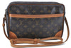 Auth LOUIS VUITTON Monogram Trocadero 30 Shoulder Cross Body Bag M51272 LV H7964