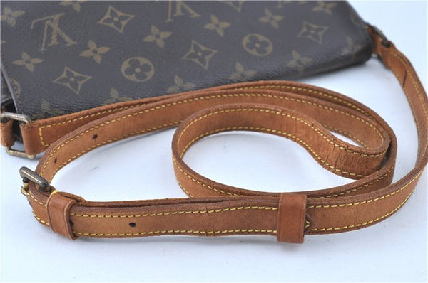 Auth LOUIS VUITTON Monogram Musette Tango M51388 Shoulder Cross Body Bag H7974