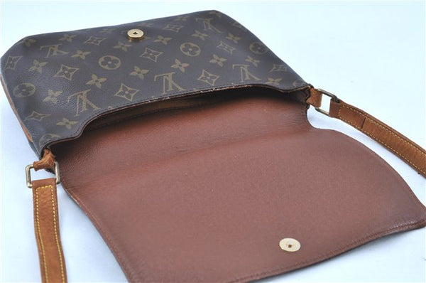 Auth LOUIS VUITTON Monogram Musette Tango M51388 Shoulder Cross Body Bag H7974