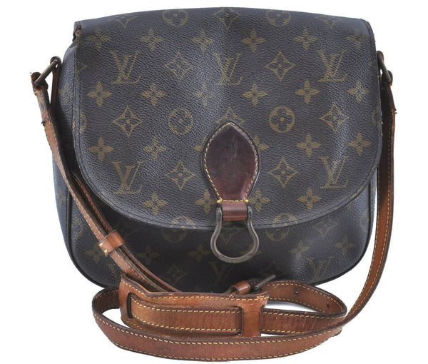 Auth LOUIS VUITTON Monogram Saint Cloud GM Shoulder Cross Bag M51242 LV H7986