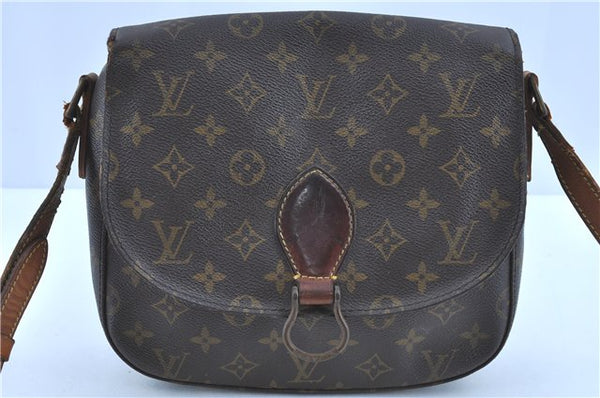 Auth LOUIS VUITTON Monogram Saint Cloud GM Shoulder Cross Bag M51242 LV H7986