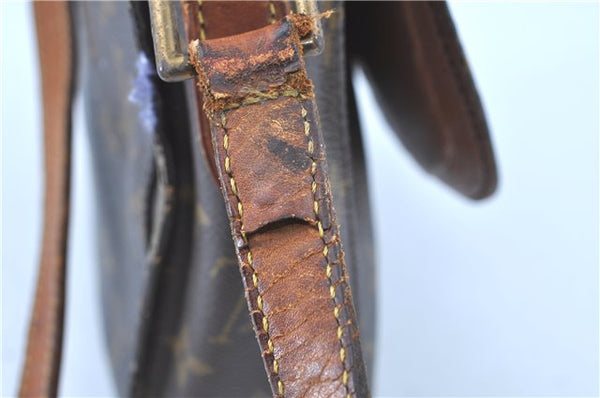 Auth LOUIS VUITTON Monogram Saint Cloud GM Shoulder Cross Bag M51242 LV H7986