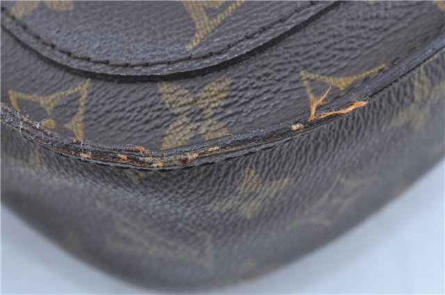 Auth LOUIS VUITTON Monogram Saint Cloud GM Shoulder Cross Bag M51242 LV H7986