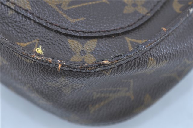Auth LOUIS VUITTON Monogram Saint Cloud GM Shoulder Cross Bag M51242 LV H7986