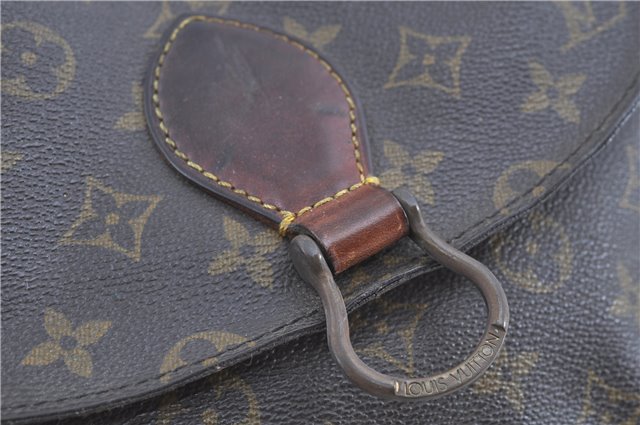 Auth LOUIS VUITTON Monogram Saint Cloud GM Shoulder Cross Bag M51242 LV H7986