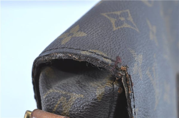 Auth LOUIS VUITTON Monogram Saint Cloud GM Shoulder Cross Bag M51242 LV H7986