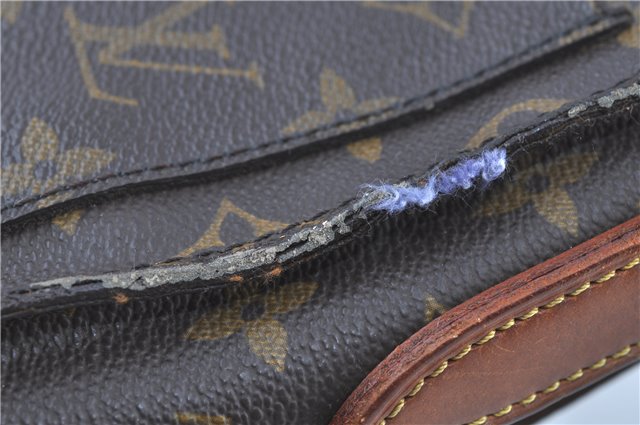 Auth LOUIS VUITTON Monogram Saint Cloud GM Shoulder Cross Bag M51242 LV H7986