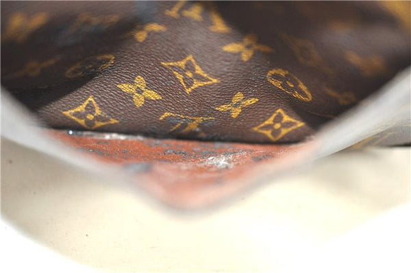 Auth LOUIS VUITTON Monogram Saint Cloud GM Shoulder Cross Bag M51242 LV H7986