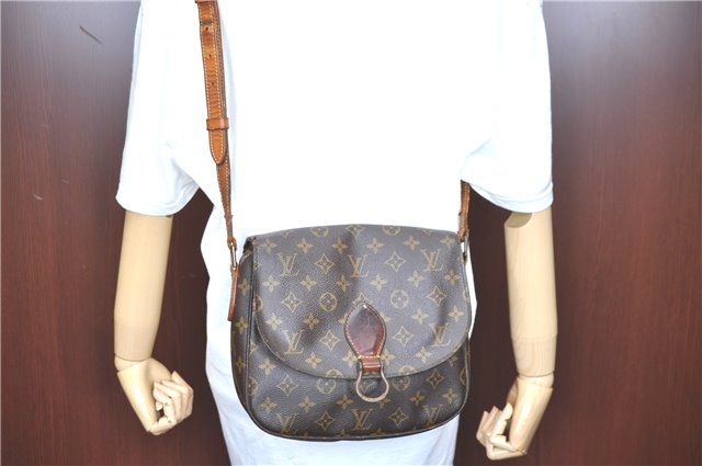 Auth LOUIS VUITTON Monogram Saint Cloud GM Shoulder Cross Bag M51242 LV H7986
