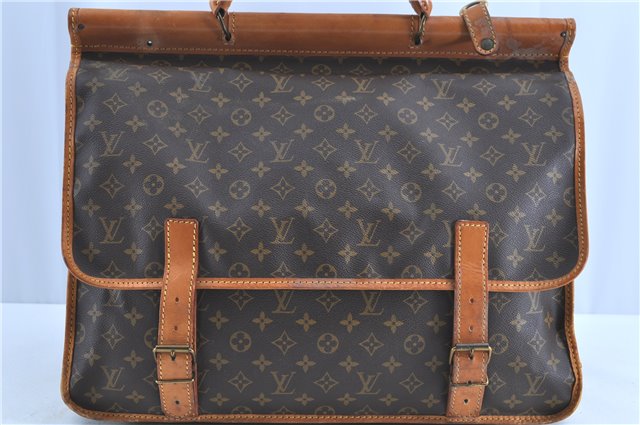 Authentic LOUIS VUITTON Monogram Sac Kleber Travel Bag M58122 LV H7987