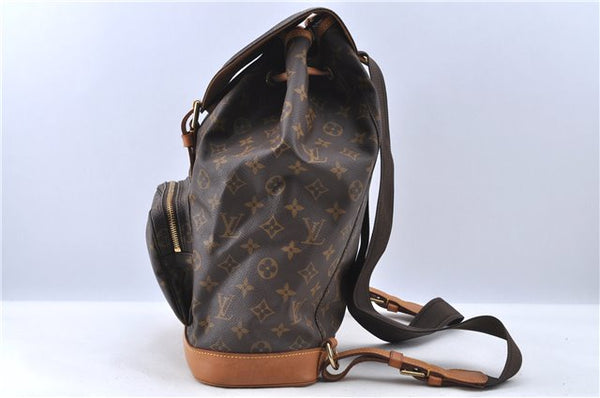 Authentic LOUIS VUITTON Monogram Montsouris GM Backpack M51135 LV H8001